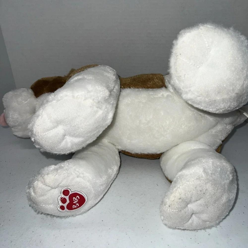 Build A Bear Bulldog Dog White Brown Boxer 14